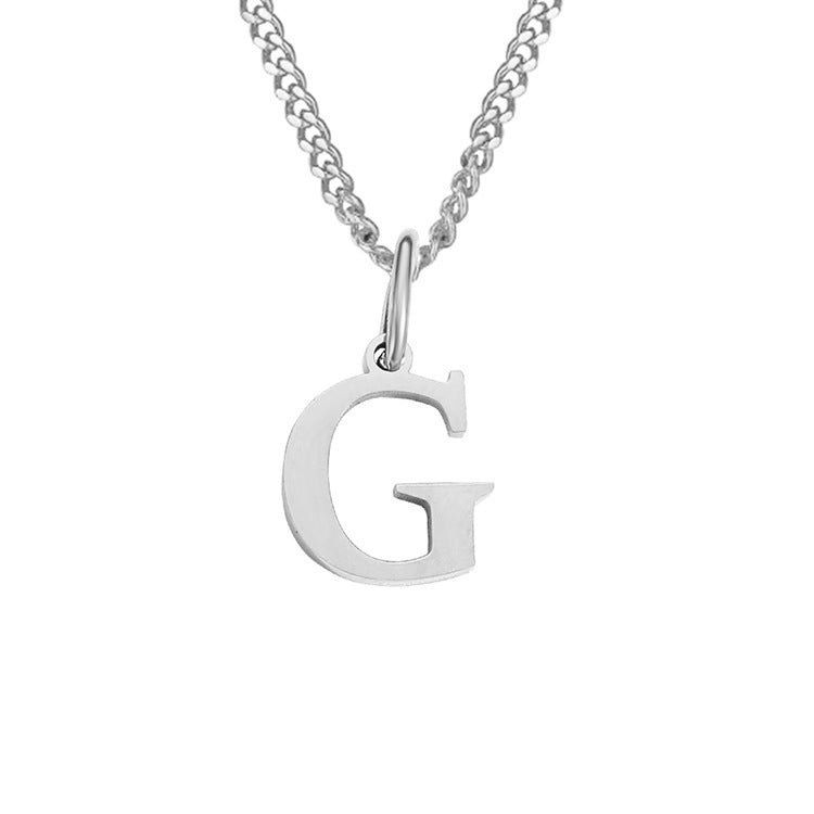 26 Letters All-Match 14K Stainless Steel Necklace