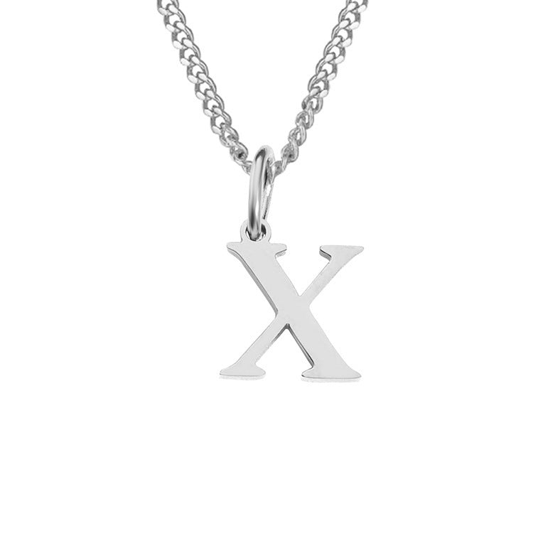 26 Letters All-Match 14K Stainless Steel Necklace