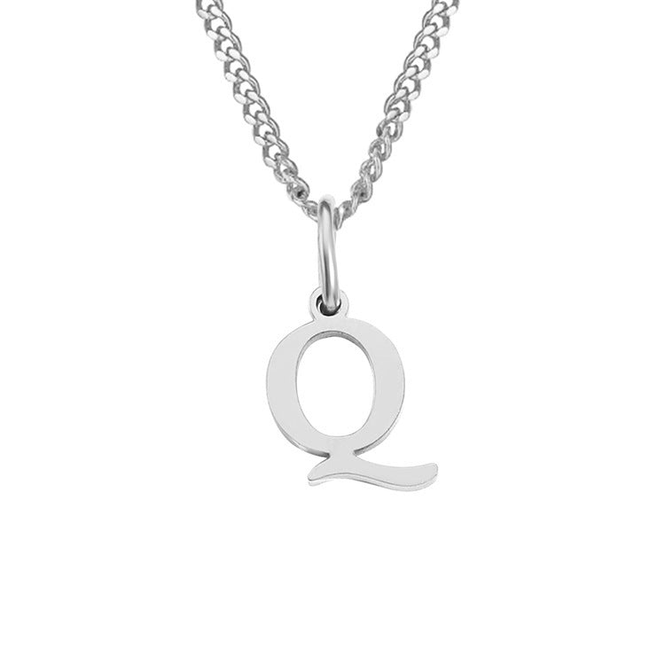 26 Letters All-Match 14K Stainless Steel Necklace