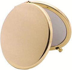 Magnifying Compact Mirror for Purses with 2 x 1x Magnification, Folding Mini Pocket Double Sided Travel Makeup Mirror,Perfect for Purse, Pocket and Travel,Cosmetic Mirror with Storage Bag