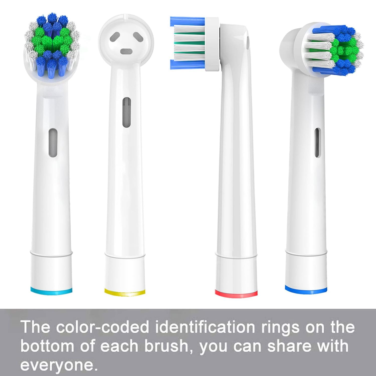 Replacement Toothbrush Heads Compatible with Oral B Braun, 12 Pcs Professional Electric Toothbrush Heads Brush Heads Compatible with Oral B Replacement Heads Refill 7000/Pro 1000/9600/500/3000/8000