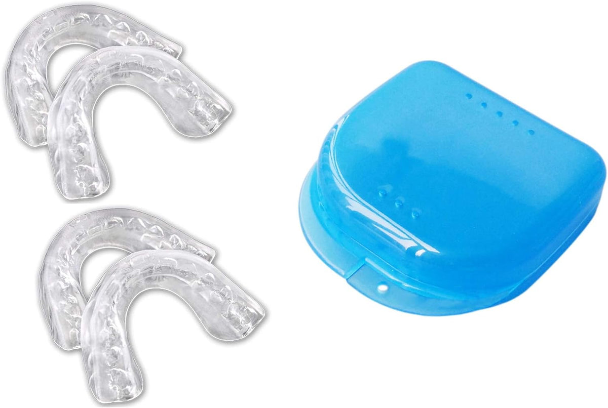 Teeth Whitening Trays - BPA Free - Thin Moldable Mouth Trays Form Perfectly to Each Tooth (4 Trays)