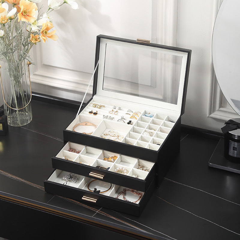 Multi-layer Drawer Jewelry Ornament Storage Box