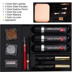 58 colors Professional All In One Makeup Full Kit for Women Girls Beginner, Makeup Gift Set with Eye Shadow Blush, Lipstick, Compact Powder, Mascara, Eyeliner, Lip Liner, Eyebrow Pencil, Glitter(331N)