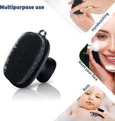 Face Scrubber, Silicone Face Scrubber for Men, Facial Cleansing Brush Silicone Face Wash Brush Manual Waterproof Cleansing Skin Care Face Brushes for Cleansing and Exfoliating