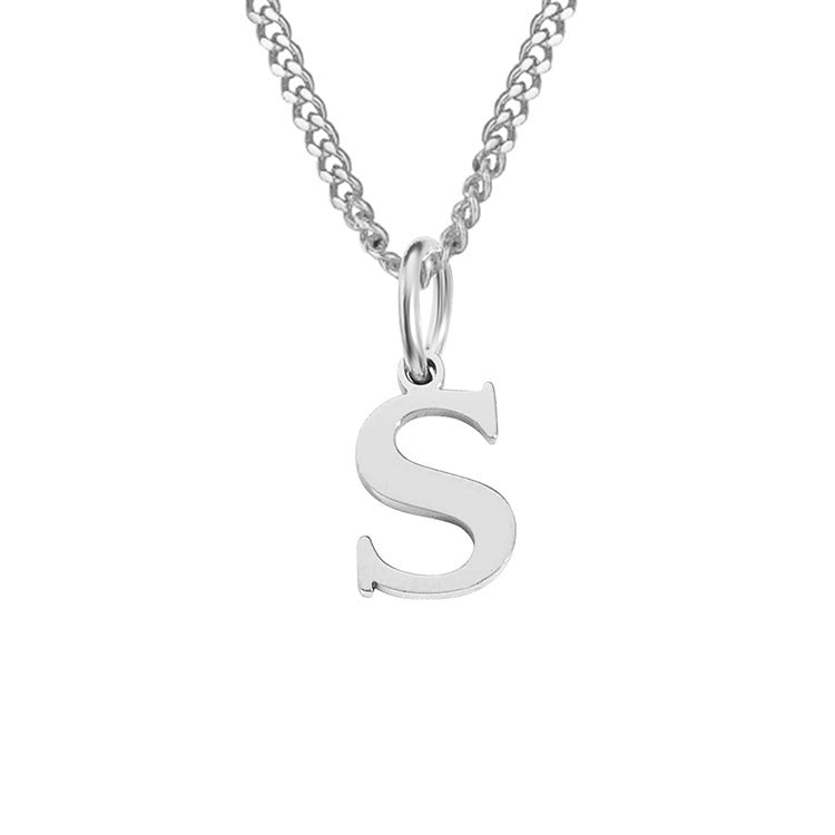 26 Letters All-Match 14K Stainless Steel Necklace