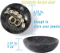 Marble Jewelry Dish - Ring Holder