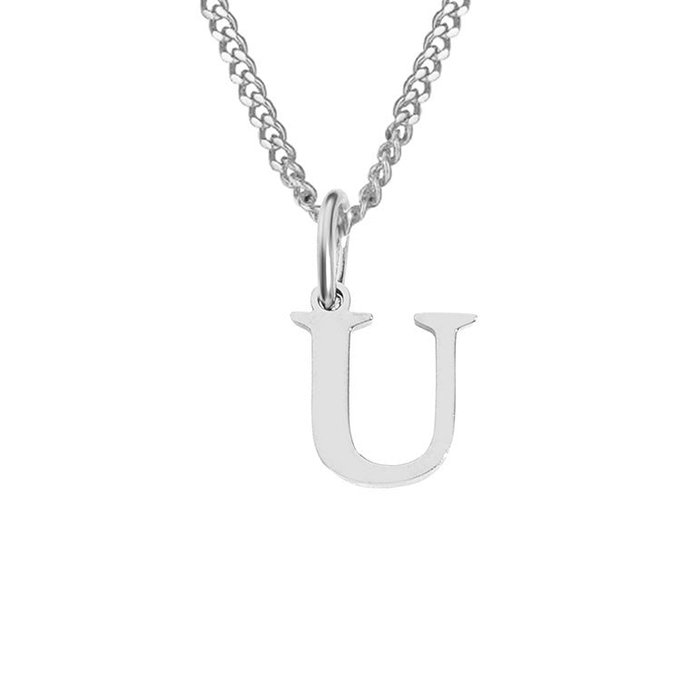 26 Letters All-Match 14K Stainless Steel Necklace