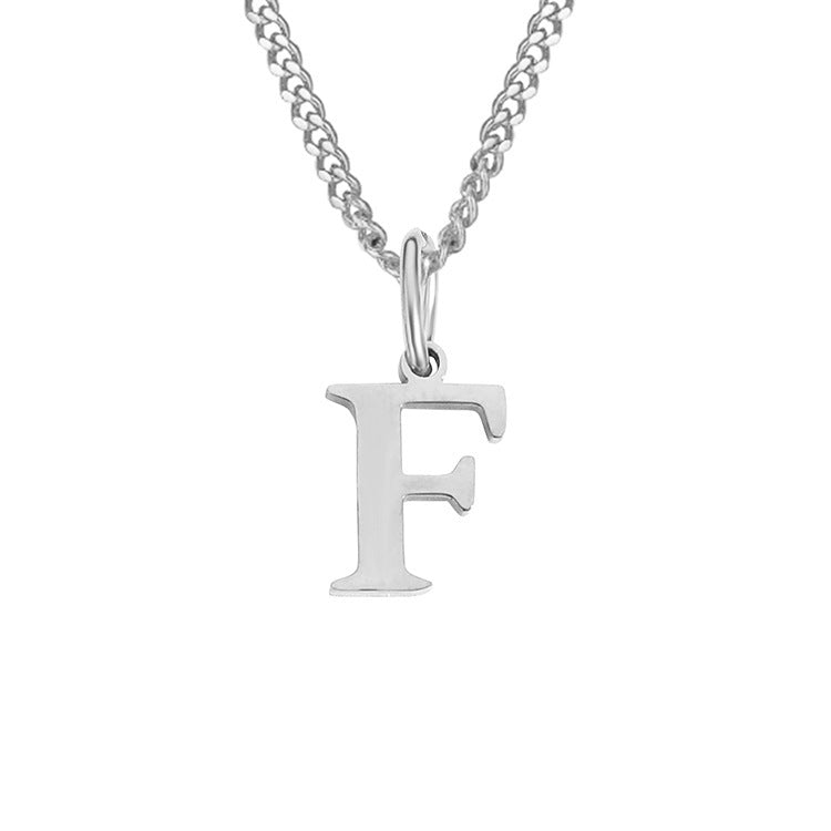 26 Letters All-Match 14K Stainless Steel Necklace