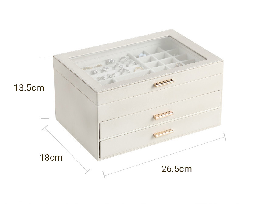 Multi-layer Drawer Jewelry Ornament Storage Box