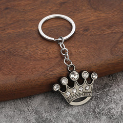 Diamond Crown Keychain High-end Gift Metal Pendant